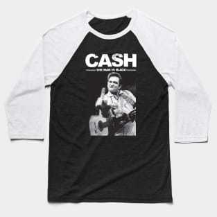 Middle Finger Johnny Cash | Vintage Baseball T-Shirt